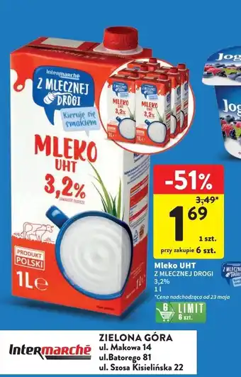 Intermarche Mleko 3.2% Z Mlecznej Drogi oferta