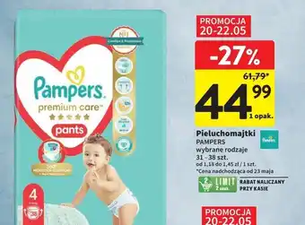 Intermarche Pieluchomajtki maxi 4 Pampers Premium Care Pants oferta