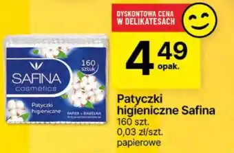 Delikatesy Centrum Patyczki higieniczne Safina oferta