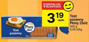 Delikatesy Centrum Tost pszenny Plony Zbóż oferta