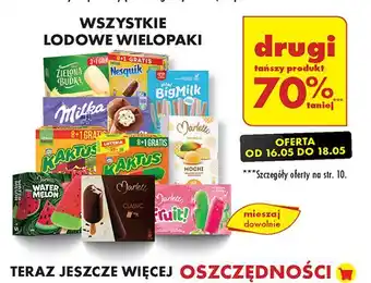 Biedronka Lody mini Algida Big Milk oferta