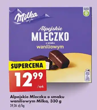 Biedronka Czekoladki waniliowe Milka Alpejskie Mleczko oferta