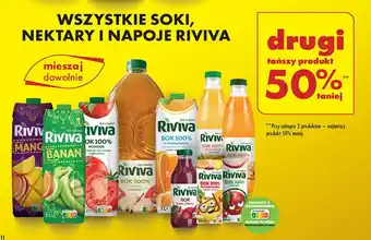 Biedronka Sok multiwitamina 100% Riviva oferta