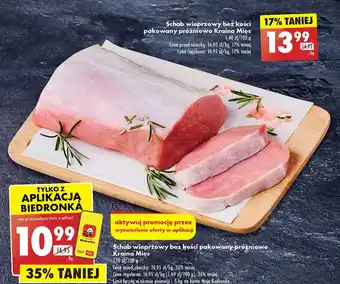 Biedronka Schab wieprzowy bez kości Kraina Mięs oferta