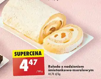 Biedronka Rolada z nadzieniem śmietankowo-morelowym oferta