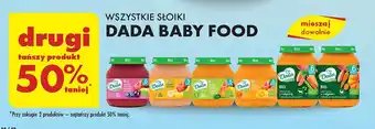 Biedronka Jabłko-słodki ziemniak-mango-szpinak bio Dada Baby Food oferta