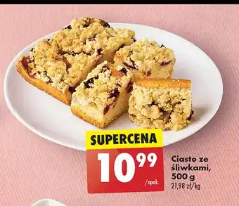 Biedronka Ciasto ze śliwką oferta