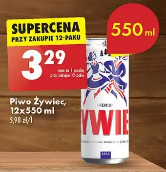 Biedronka Piwo Żywiec Jasne Pełne oferta