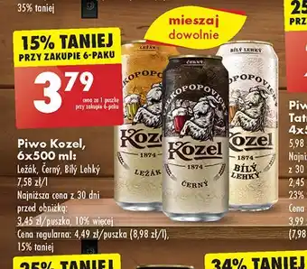 Biedronka Piwo Kozel Lezak oferta