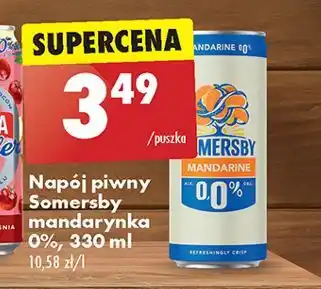 Biedronka Piwo Somersby Mandarine 0.0% oferta