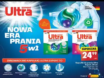 Biedronka Kapsułki do prania white & bright colors Ultra Expert oferta