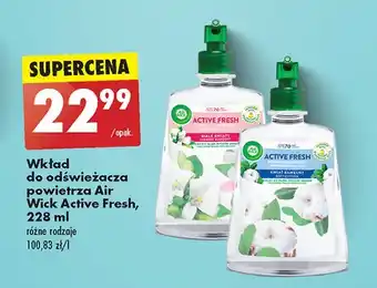 Biedronka Odświeżacz powietrza białe kwiaty zapas Air Wick Active Fresh oferta