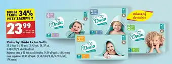 Biedronka Pieluszki dla dzieci 4 Dada Extra Soft oferta