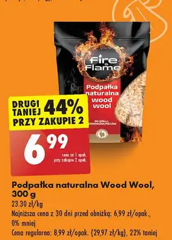 Biedronka Podpałka do grilla wełna drzewna Fire & Flame oferta