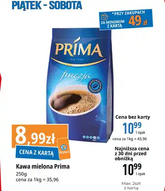 E.Leclerc Kawa Cafe Prima Finezja oferta