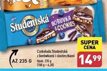 ALDI Czekolada boruvka & cookies Orion Studentska oferta