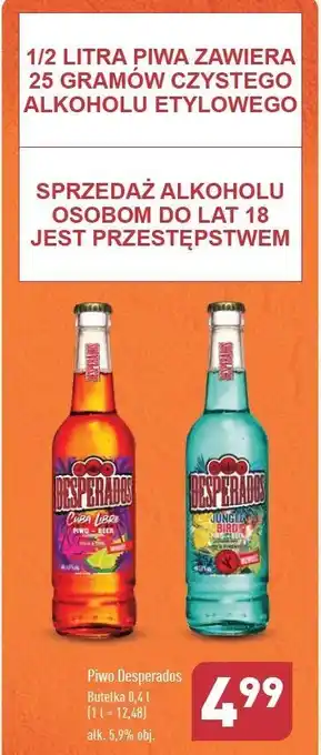 ALDI Piwo Desperados Jungle Bird oferta