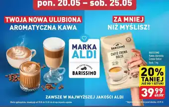 ALDI Kawa Barissimo Caffe Crema Dolce oferta