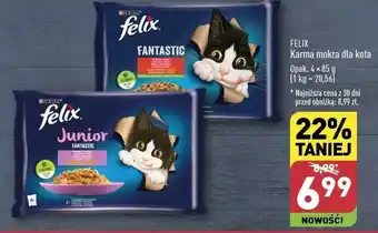 ALDI Karma dla kota wybór smaków w galaretce Purina Felix Fantastic oferta
