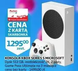 Auchan Konsola 512 gb + pad Xbox Series S oferta