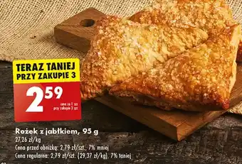 Biedronka Rożek z jabłkiem oferta