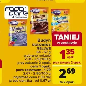 Carrefour Market Budyń czekoladowy Gellwe oferta