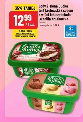 Polomarket Zielona Budka Lody truskawkowe 1000 ml oferta