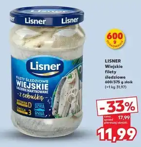 Kaufland Filety śledziowe Lisner oferta