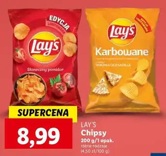 Lidl Lay's Chipsy 200g oferta