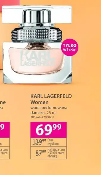 Hebe Woda perfumowana damska Karl Lagerfeld oferta