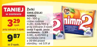 Carrefour Żelki ŚMIEJŻELKI NIMM2 90-100 g oferta