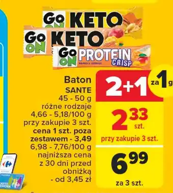 Carrefour Baton SANTE 45-50 g oferta