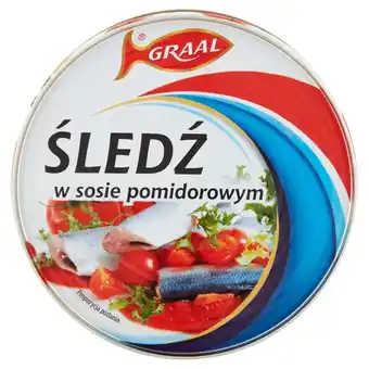 Biedronka GRAAL Śledź w sosie pomidorowym 300 g oferta