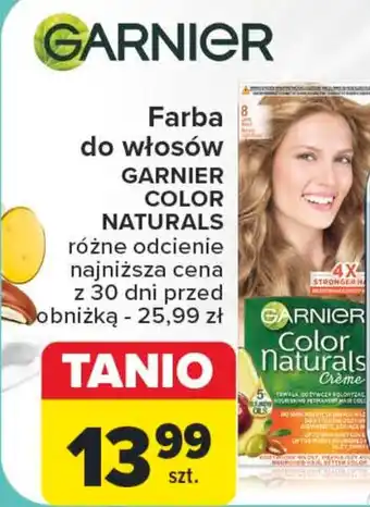 Carrefour Farba do włosów GARNIER COLOR NATURALS oferta