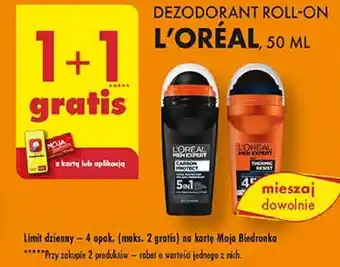 Biedronka Dezodorant L'oreal Men Expert Thermic Resist oferta