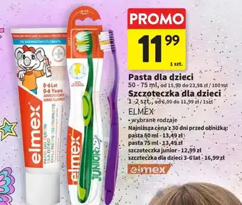 Intermarche Szczoteczka do zębów miękka 3-6 Elmex oferta