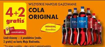 Biedronka Napój Cola Original oferta
