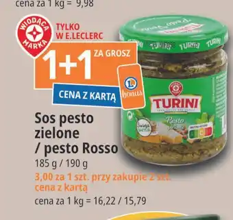 E.Leclerc Pesto Wiodąca Marka Turini oferta