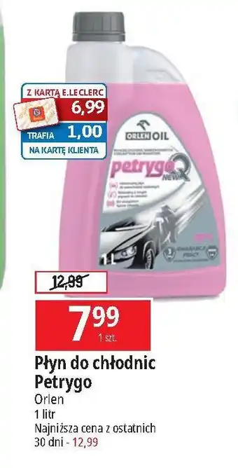 E.Leclerc Płyn do chłodnic q new Orlen Petrygo Q oferta