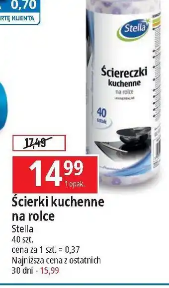 E.Leclerc Ściereczki kuchenne na rolce Stella Pack oferta