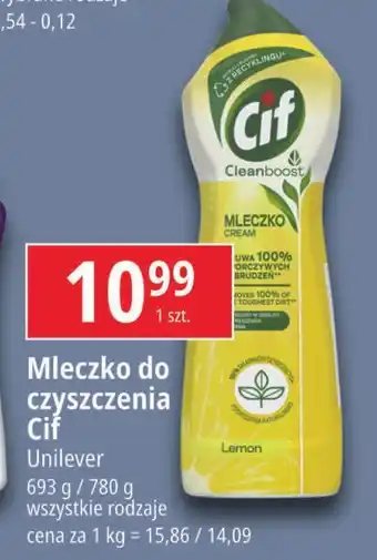 E.Leclerc Mleczko do czyszczenia z mikrokryształkami lemon Cif Cream oferta