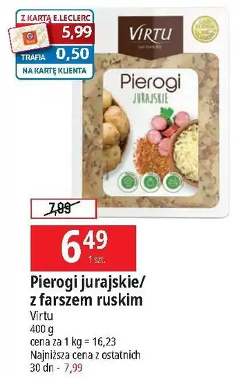 E.Leclerc Pierogi ruskie Virtu oferta