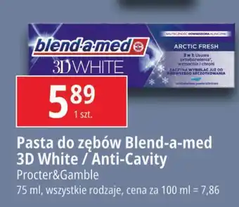 E.Leclerc Pasta do zębów original Blend-A-Med Anti-Cavity oferta