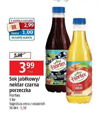 E.Leclerc Sok jabłkowy 100% Hortex oferta