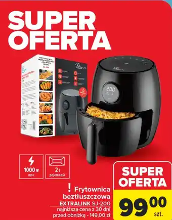 Carrefour Frytownica beztłuszczowa EXTRALINK SJ-200 oferta