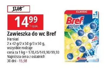 E.Leclerc Kostka do wc 4 function lemon Bref Power Aktiv oferta