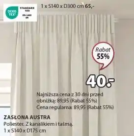 JYSK Zasłona oferta