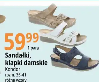 E.Leclerc Klapki damskie Kondor oferta