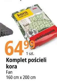 E.Leclerc Komplet pościeli kora 160 x 200 cm Fan oferta