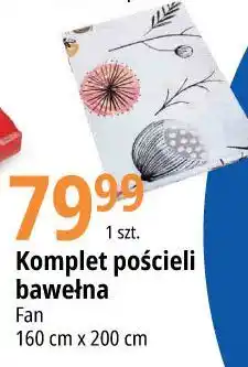 E.Leclerc Komplet pościeli bawełna 160 x 200 cm Fan oferta